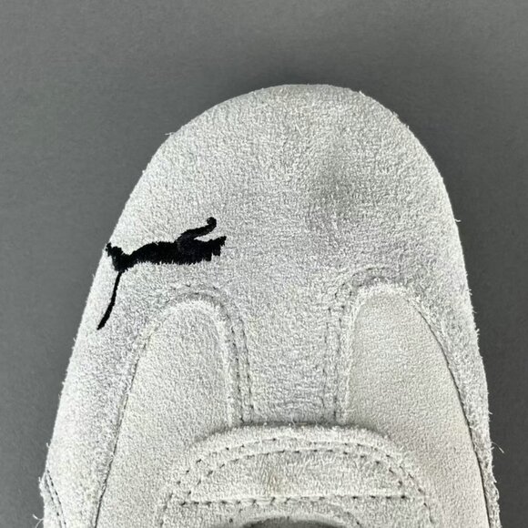 Puma Black And White Thin-Soled Low-Top Sneakers - Picture 7 of 11